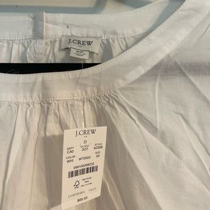 NWT Jcrew 3x white top